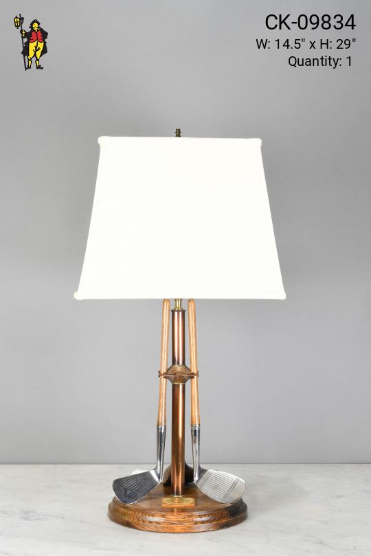 Golf Club Trophy Table Lamp