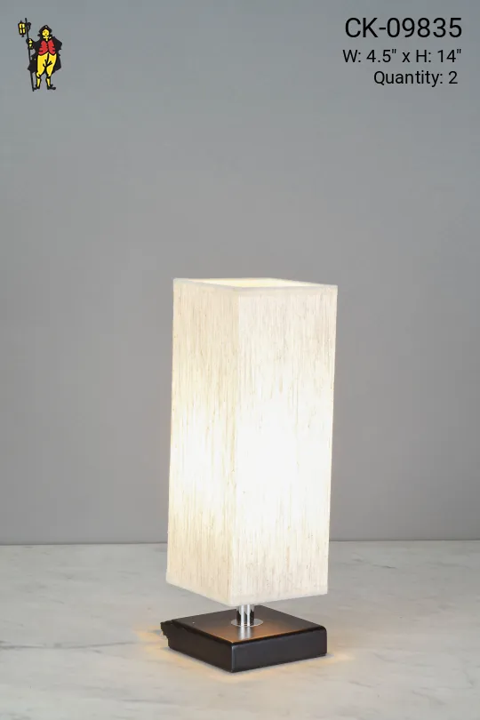 Modern Fabric Shaded Table Lamp