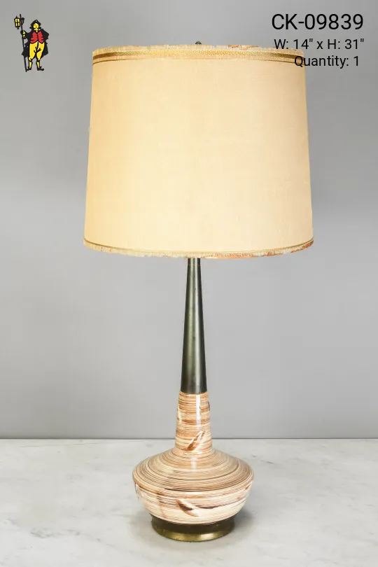 Ceramic Mid Century Table Lamp