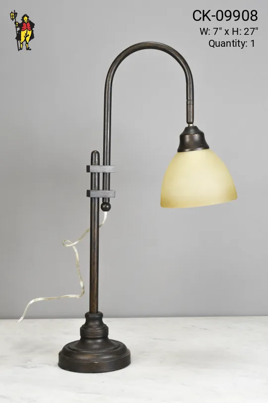 Adjustable Wooden Table Lamp