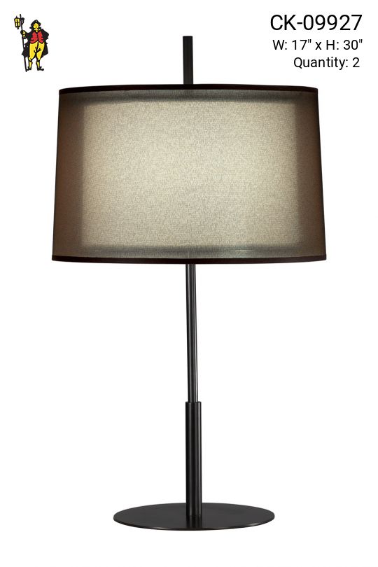 Contemporary Bronze Table Lamp (Edison)