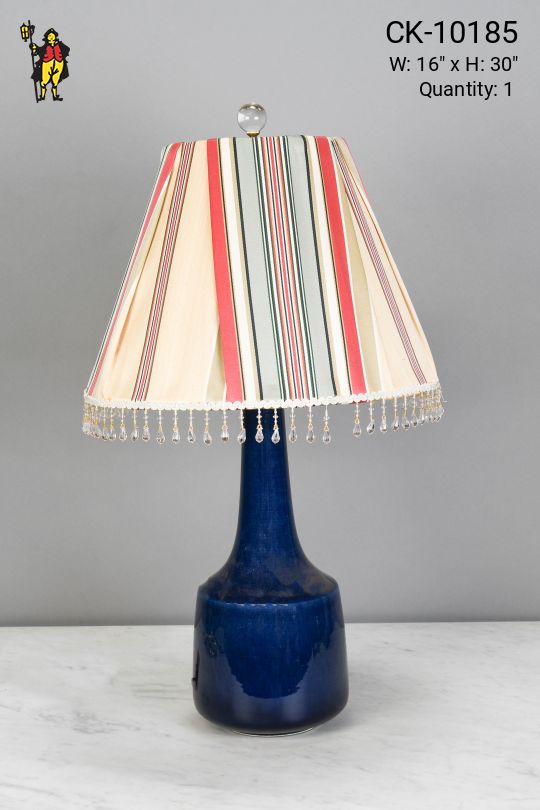 Blue Ceramic Table Lamp