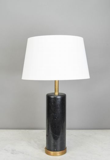 Black Marble Modern Table Lamp