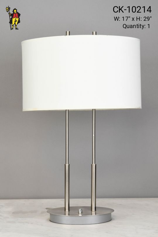 Nickel Table Lamp