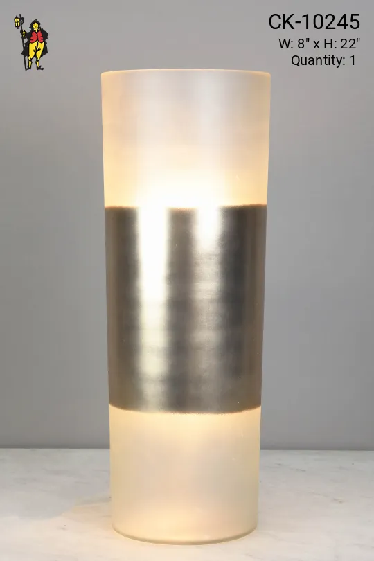 Oversize Glass Table Lamp