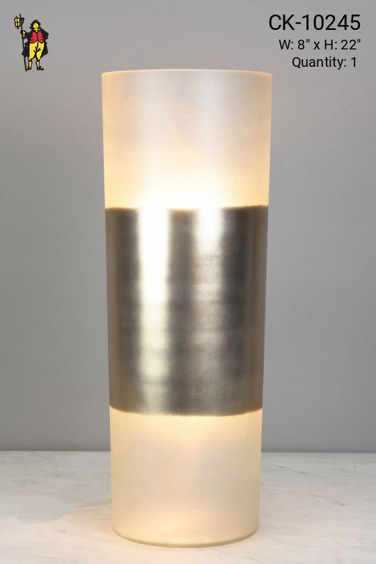 Oversize Glass Table Lamp