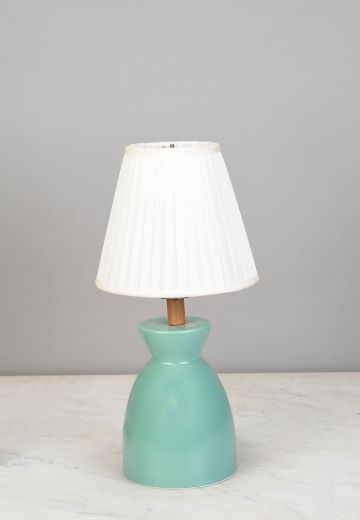 Small Aqua Table Lamp