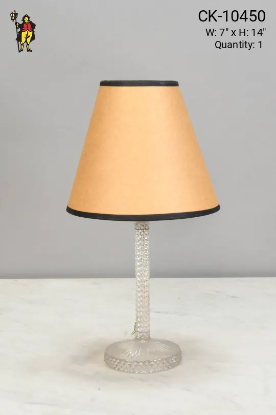 Small Crystal Table Lamp