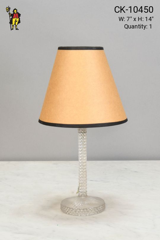 Small Crystal Table Lamp