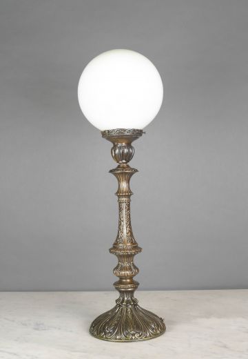 Tall Bronze Art Deco Table Lamp