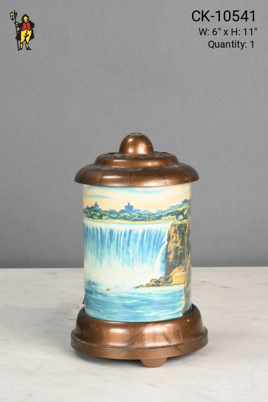 Niagra Falls Roatating Scenic Lamp