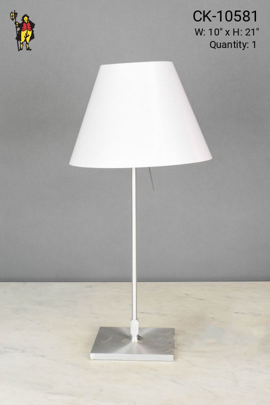 Modern Silver Table Lamp
