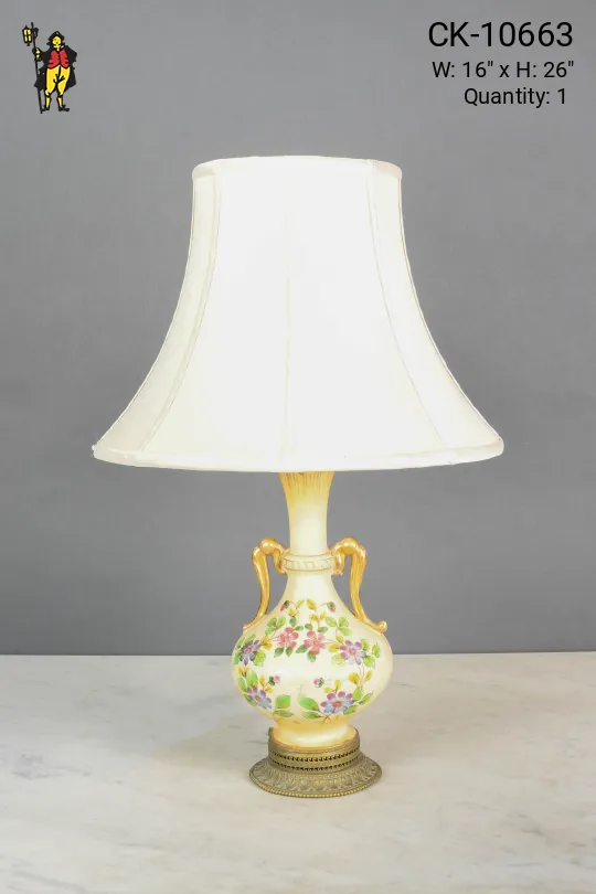 Floral Ceramic Table Lamp