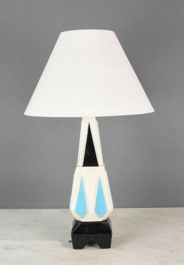Blue & White Ceramic Table Lamp