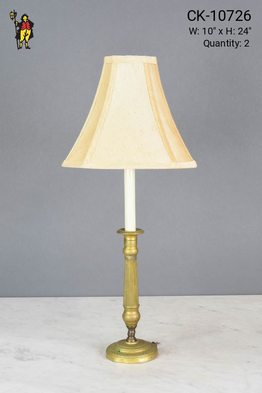 Single Candle Table Lamp