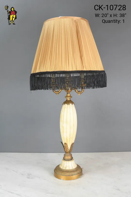 Marble Four Candle Table Lamp