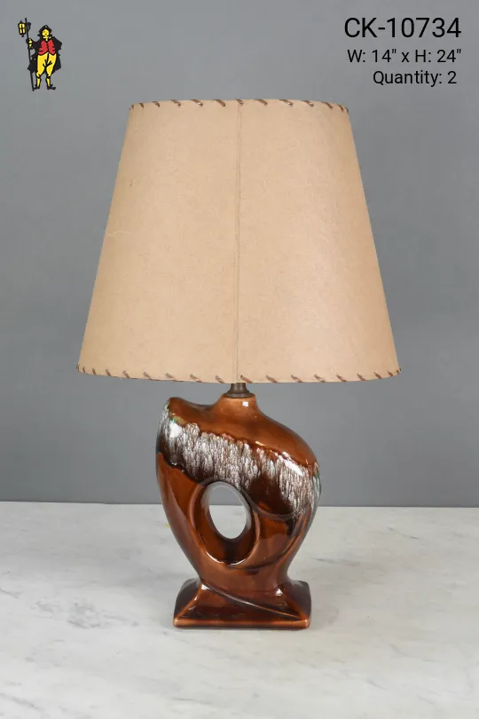 Modern Painted Ceramic Table Lamp