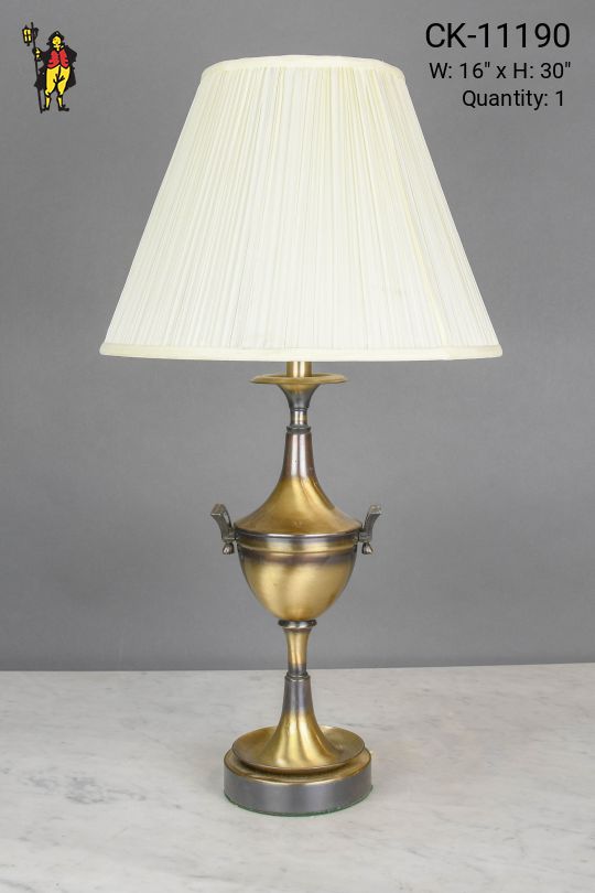 Antique Brass Urn Style Table Lamp