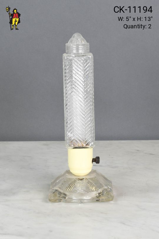 Small Crystal Table Lamp