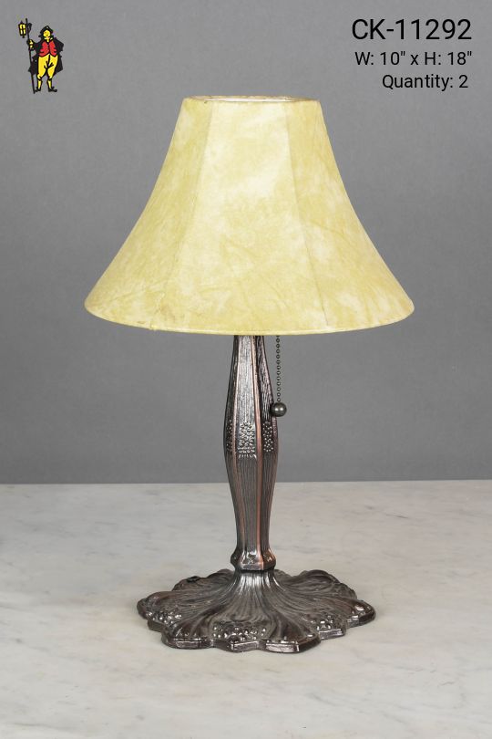 Floral Bronze Table Lamp