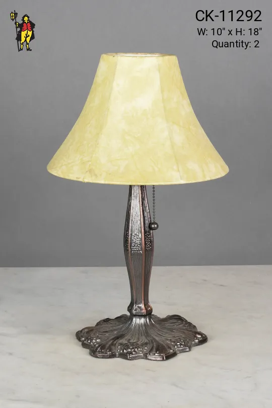 Floral Bronze Table Lamp