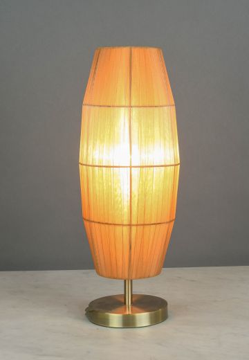Silk Shaded Modern Table Lamp