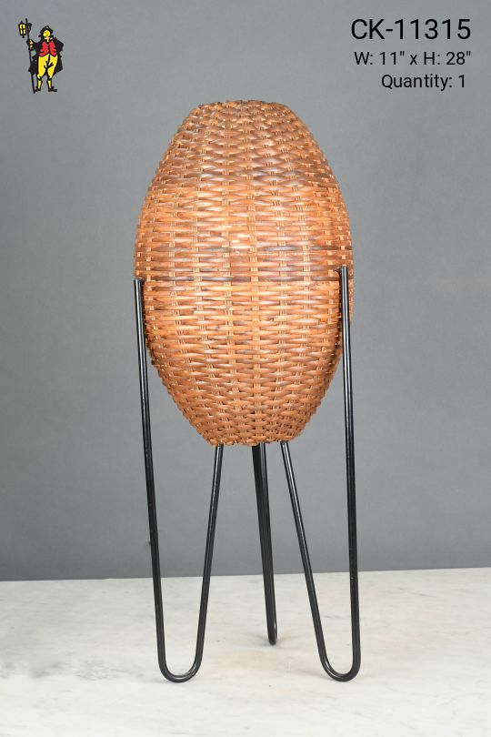 Contemporary Wicker Table Lamp