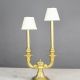 Two Candle Brass Table Candelabra #0
