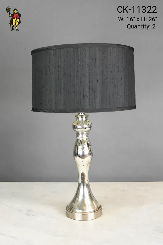 Distressed Polished Modern Table Lamp