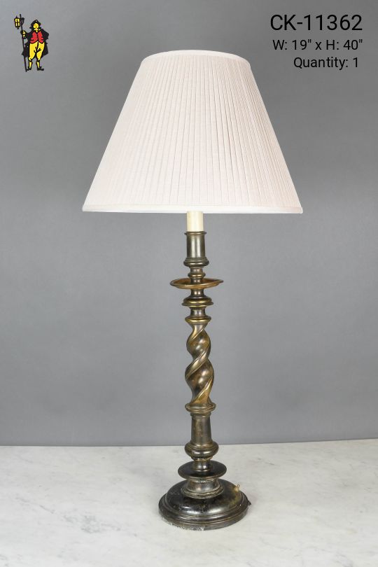 Distressed Bronze Table Lamp