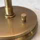 Modern Brass Shaded Table Lamp #1