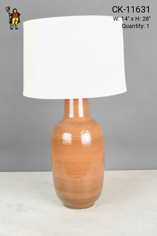 Earth Toned Ceramic Table Lamp