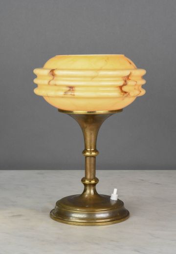Brass Art Deco Table Lamp
