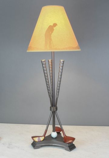 Gold Club Table Lamp