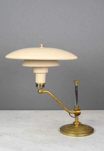 Vintage Mid Century "Flying Saucer" Desk Lamp