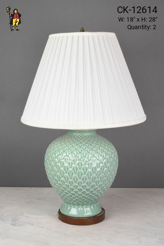 Green Ceramic Table Lamp