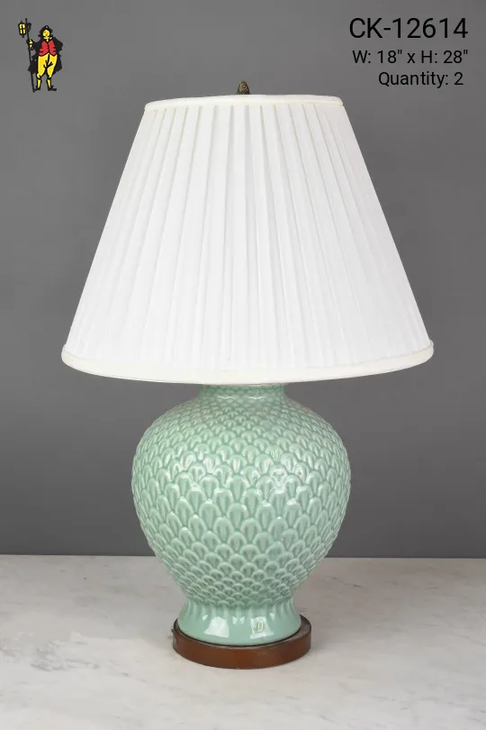 Green Ceramic Table Lamp