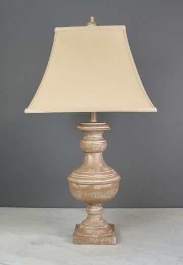 Traditional Wooden Table Lamp