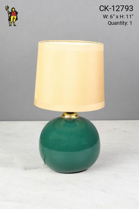 Small Green Table Lamp