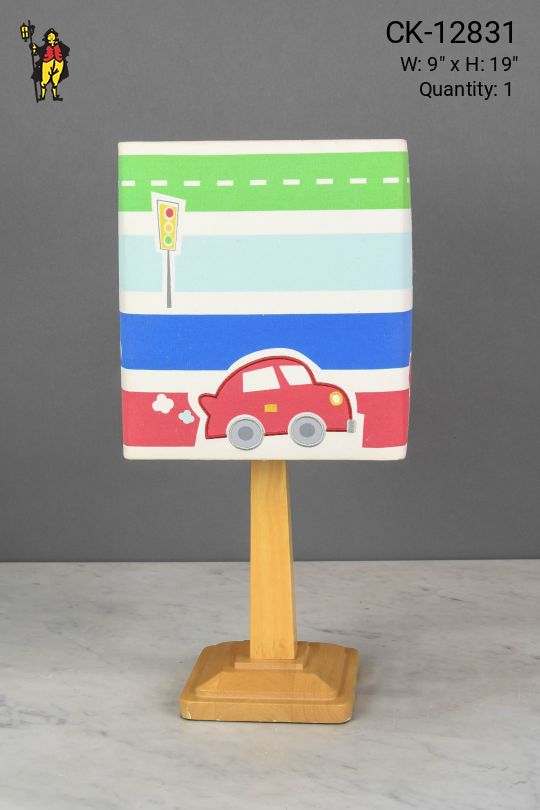 Kid's Wooden Table Lamp