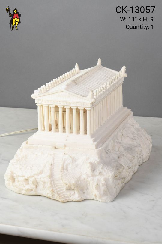 Plaster Greek Pantheon Lamp