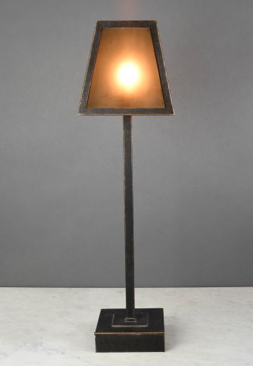 Modern Mica Shaded Tall Table Lamp