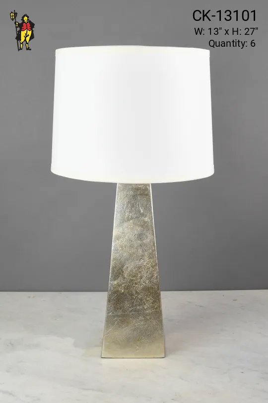 Textured Metals Ceramic Table Lamp