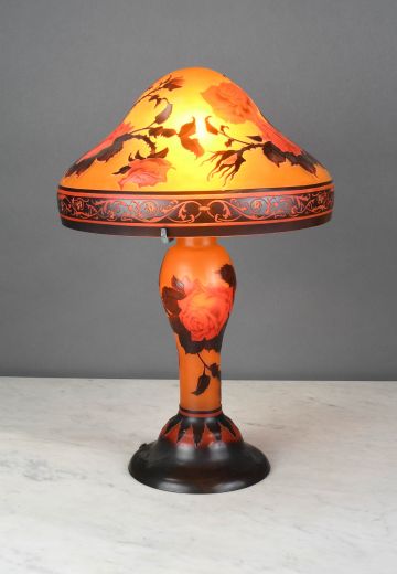 Galle Style Amber Table Lamp