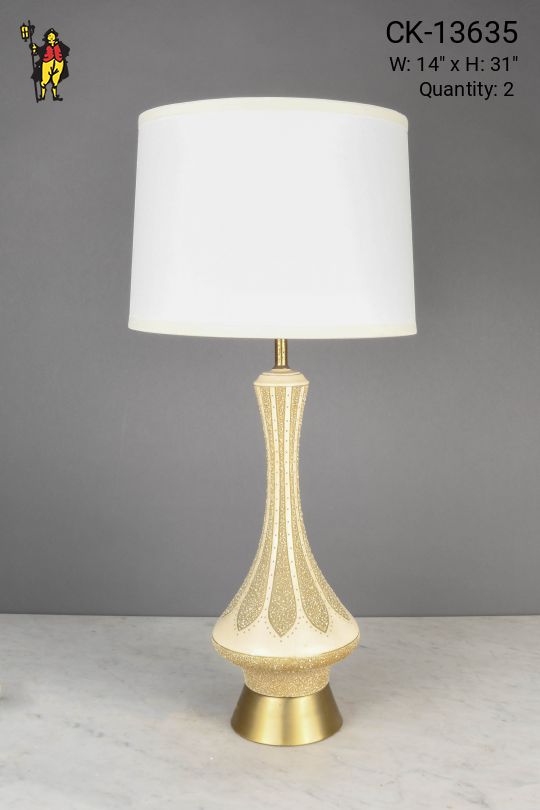 Beige Ceramic Table Lamp