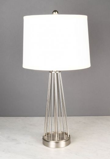 Nickel Table Lamp