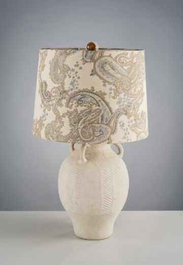White Sandstone Table Lamp