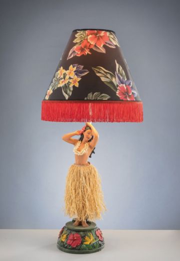 Hawaiian Floral Table Lamp