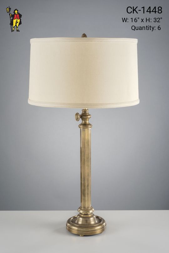 Adjustable Column Table Lamp