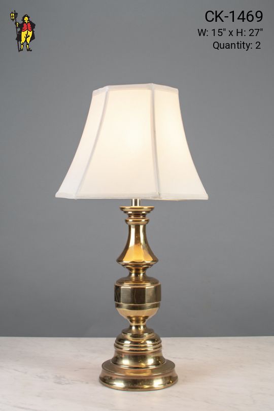 Traditional Brass Table Lamp